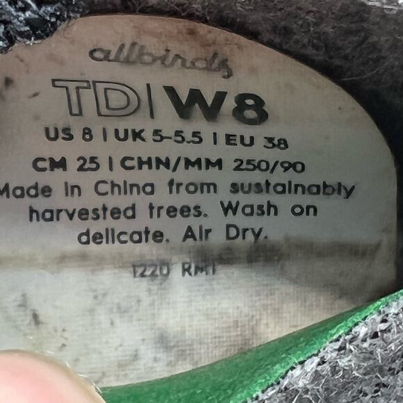 Allbirds Tree Dasher Shoes Womens 8 TD Comfort Running Sneakers - Picture 7 of 8